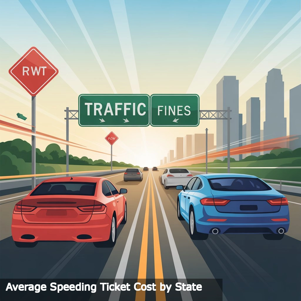 Average Speeding Ticket Cost by State